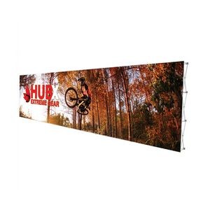 30ft Fabric Pop Up Display w/Graphic-Straight