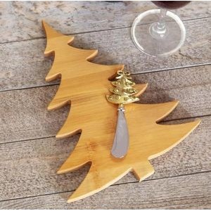 Tree Cheese Board and Knife