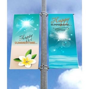24" Double Sided Pole Banner