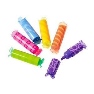 Wrapped Candy Highlighters - Single, 132 per Case, Fruit Scents, Mini