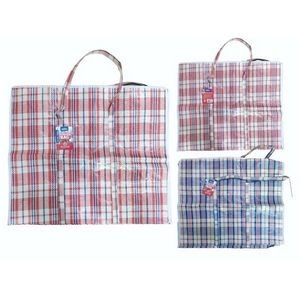 Reusable Shopping Bags - 24.8, Coated Fabric, Zipper (Case of 72)