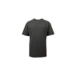 Men's 100% Cotton Round Neck T-Shirt - Grey, S - XL (Case of 72)