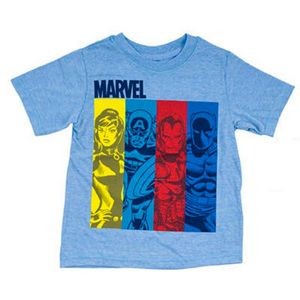 Boys' T-Shirts - Marvel Comics Theme, Sizes 4, 5/6, 7 (Case of 72)