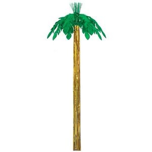 Palm Tree Decorations - Metallic (Case of 12)