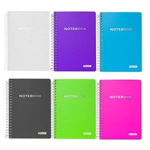 Personal Notebooks - 100 Sheets, 5 x 7, Poly Covered (Case of 36)