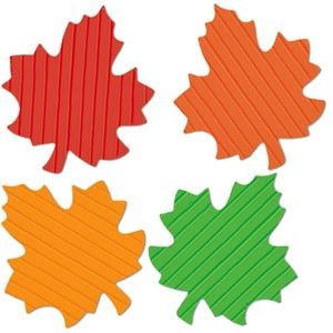 Tissue Autumn Leaves - Assorted Colors, Tissue, 5.75 (Case of 24)