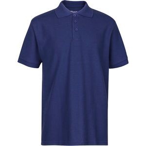 Men's Polo Shirts - Navy, Size Large (Case of 24)