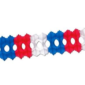 Pixelated Garlands - Red, White, Blue (Case of 12)