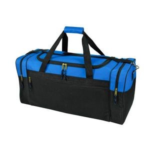 26 Duffel Bags - Royal Blue w/ Black (Case of 12)