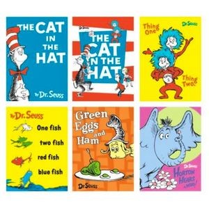 Dr. Seuss Memo Pads - Book Style Binding, 20 Unlined Sheets (Case of 2