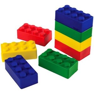 Building Brick Stress Toys - 12 Pack (Case of 6)