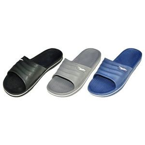 Men's Sport Slides - 3 Colors, Size 7/8-13 (Case of 48)