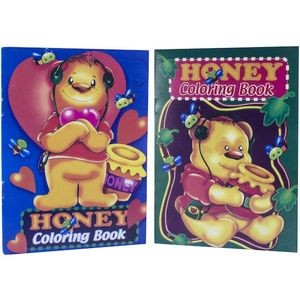 Honey Bear Coloring Books - 600 Count (Case of 1)