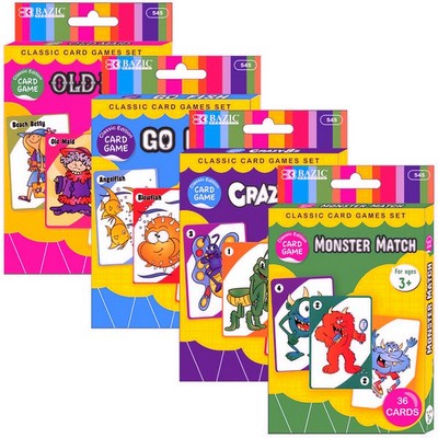 Kids' Card Games - Assorted (Case of 72)