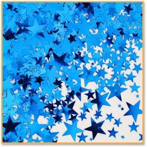 Blue Stars Confetti - 0.5 oz Packs, Patriotic (Case of 720)