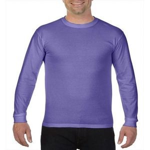 Comfort Colors Men's Irregular Long-Sleeve T-Shirt - Violet, Small (Ca