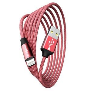6' Lightning USB Cables - Coral (Case of 48)