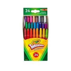 Crayola Mini Twistables Crayons - 24 Pack (Case of 576)