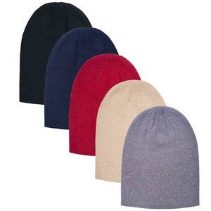 Women's Winter Beanies - 5 Solid Colors (Case of 20)