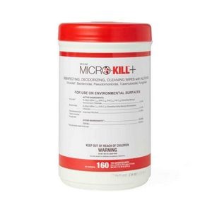 Micro-Kill Plus Disinfecting Wipes - 160 Pack (Case of 1)