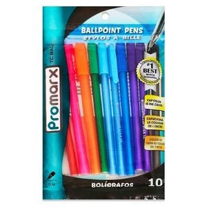 Ball Stick Pens - Assorted, 10 Pack (Case of 48)