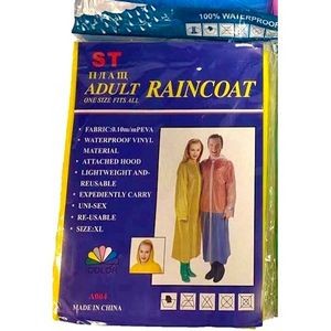 Adult Raincoats - Assorted (Case of 120)