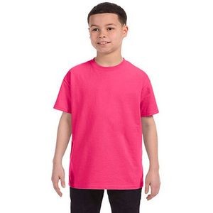 Anvil Youth Heavyweight T-Shirt - Hot Pink - Small (Case of 12)