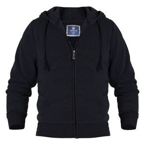 Men's Hoodie Sweatshirts - Black, Full Zip, Fleece, Assorted Sizes (Ca
