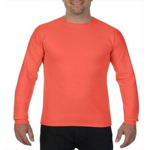 Comfort Colors Irregular Men's Long-Sleeve T-Shirt - Bright Salmon, Sm