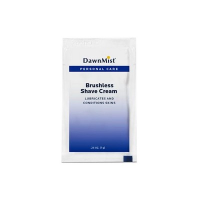 Shave Cream Packets - 0.25 oz, 1000 Packets (Case of 1)