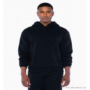 American Apparel Super Heavy Hooded Pullover - Black, Medium (Case of