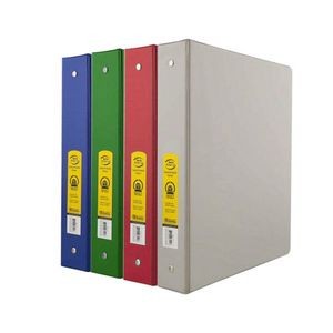 1.5 3-Ring Binder - 2 Pockets, Assorted Colors (Case of 24)