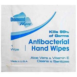 Antibacterial Hand Wipes - Individually Packaged (Case of 100)