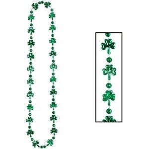 Shamrock Beads - Green, 33 (Case of 144)