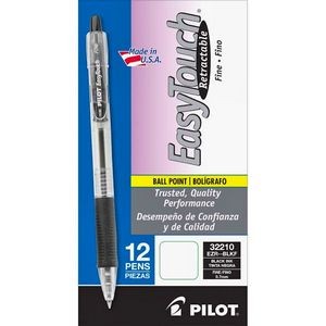 EasyTouch Ballpoint Pens - Black, Fine, 0.7mm, 12 Pack (Case of 72)
