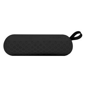 Circle Wireless Bluetooth Speaker - Black, Dotted, Rechargeable (Case