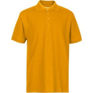 Men's Polo Shirts - Gold, Size Small (Case of 24)