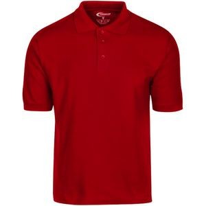 Men's Polo Shirts - Red, Size Medium (Case of 24)