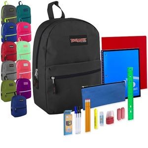 Middle School Supply Kits in 17 Backpack - 20 Pieces (Case of 24)