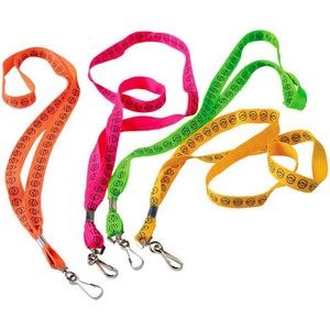 Smiley Face Lanyards (Case of 17)