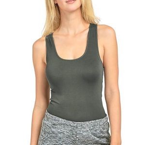 Women's Racerback Tank Tops - One Size Fits Most, Charcoal (Case of 20
