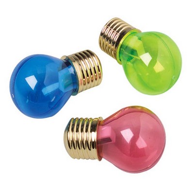Pencil Sharpeners - Light Bulb Shape, Shavings Receptacle, Assorted Co