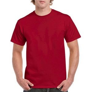 Gildan Heavy Cotton Men's T-Shirt - Cardinal Red, Medium (Case of 12)