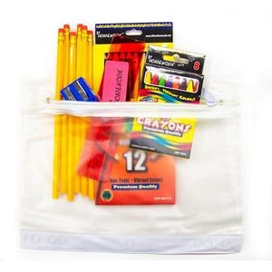 Elementary School Supply Kits - Pencil Pouch, 30 Pieces (Case of 48)