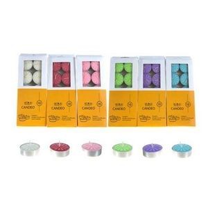 Tea Light Candles - 6 Colors, Unscented, 10 Pack (Case of 72)