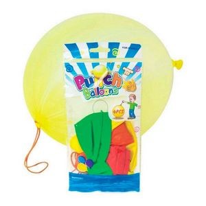 Punch Balloons - Assorted, 4 Pack (Case of 72)