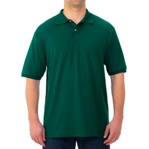 Jerzees Irregular Polo Shirts - Forest Green, 2 X (Case of 12)