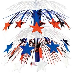 4th of July Star Cascade Centerpiece - 18 (Case of 6)