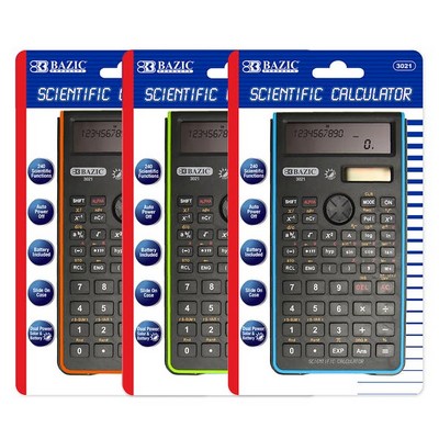 Scientific Calculator - 240 Functions, Dual Power, Battery Included (C