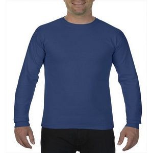 Comfort Colors Irregular Men's Long-Sleeve T-Shirt - China Blue, Mediu